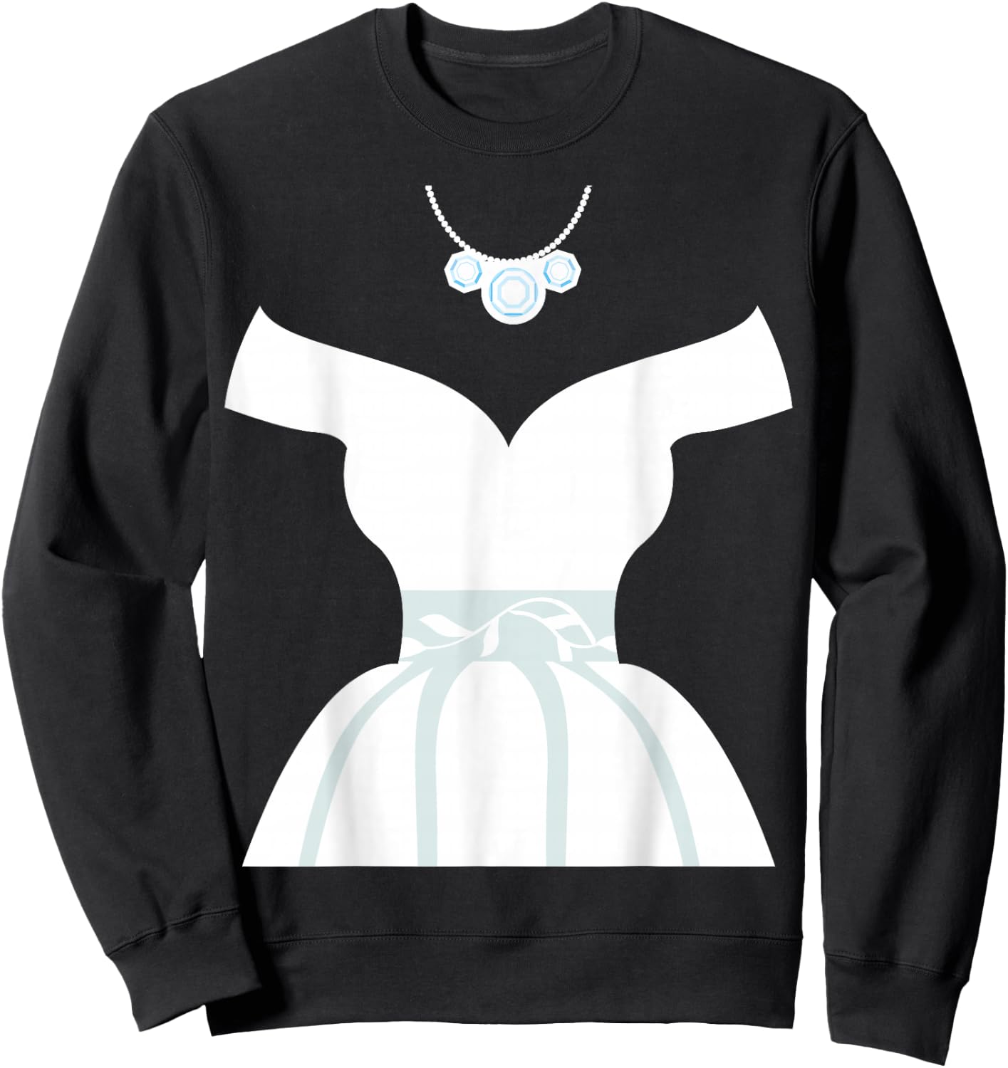 Wedding Dresses Bridal Showers Cute Graphic Funny Sarcastic Sweatshirt - Sweatshirt | Black