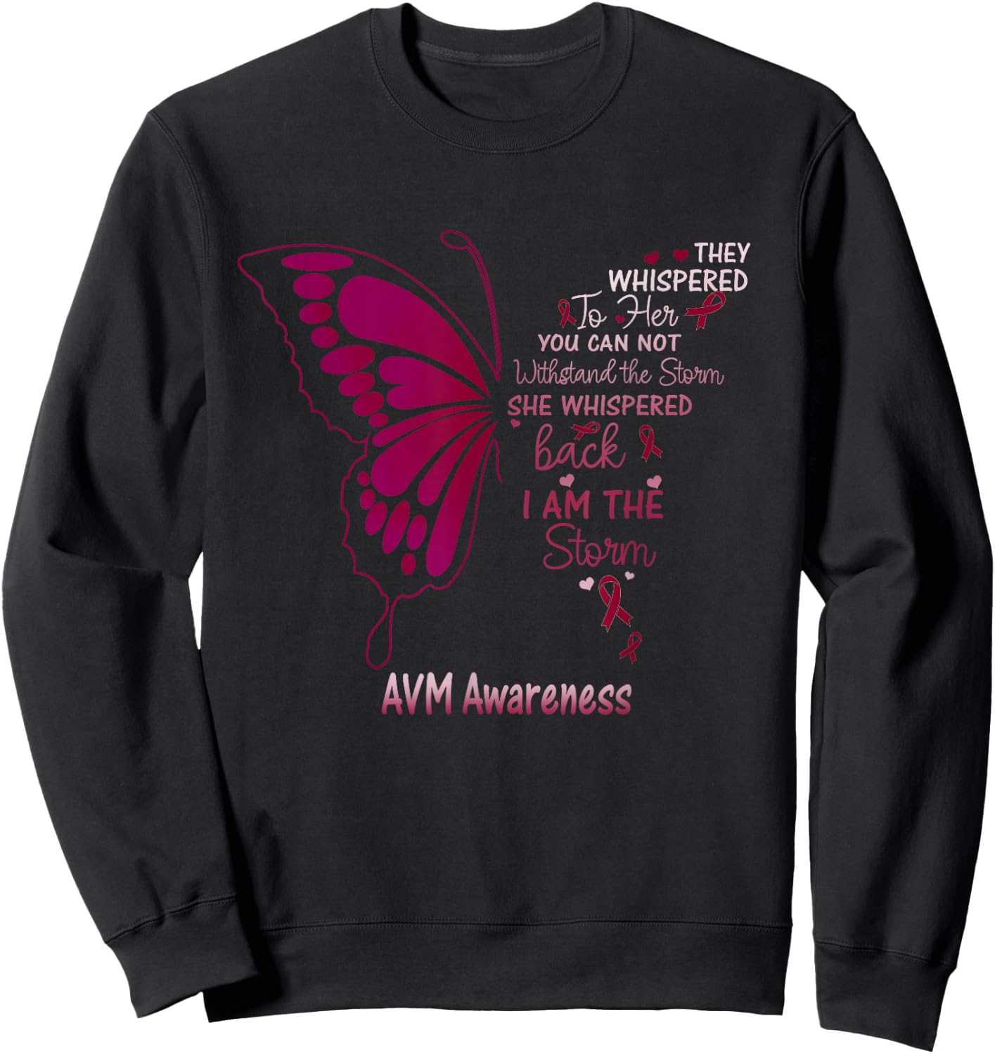 AVM I am the Storm Sweatshirt - Sweatshirt | Black