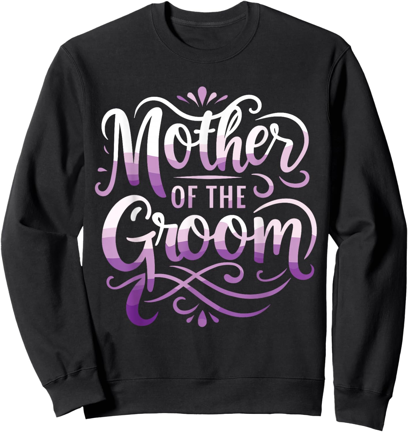 Mother Of The Groom Groom's Mom Sweatshirt - Sweatshirt | Black