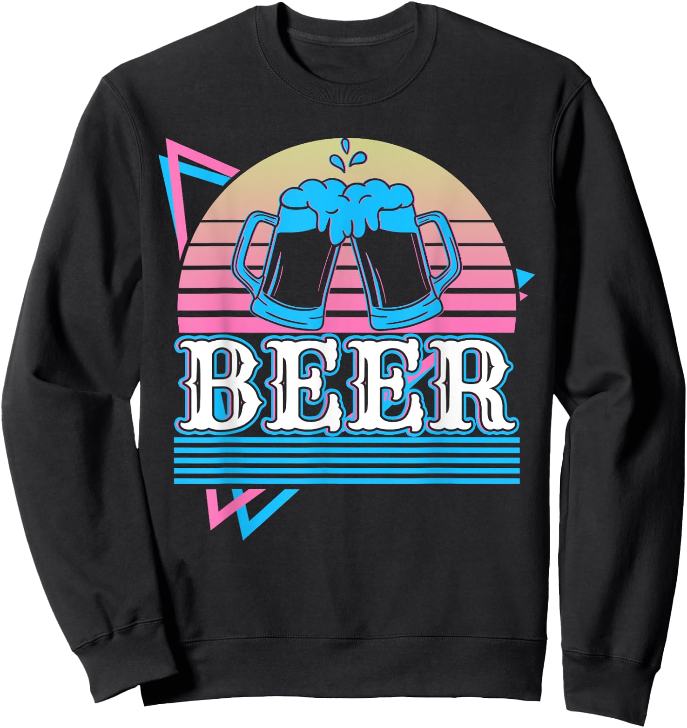 Beer Retro Sweatshirt - Sweatshirt | Black