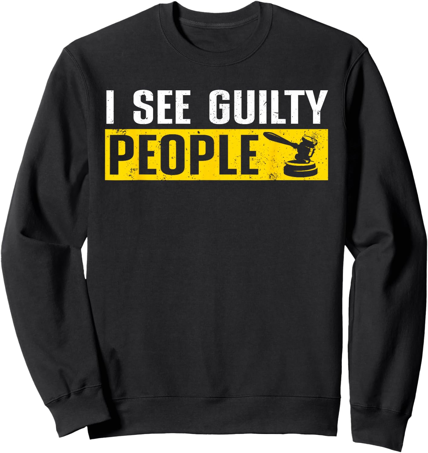 Cool Lawyer Art Men Women Prosecutor Attorney Judge Defense Sweatshirt - Sweatshirt | Black