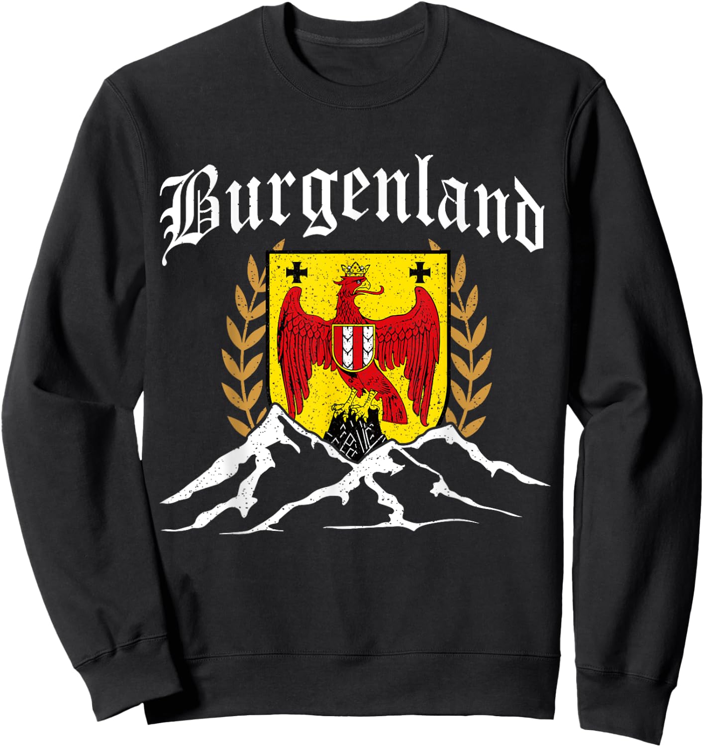 Burgenland Coat of Arms Burgenländer Austria Sweatshirt - Sweatshirt | Black
