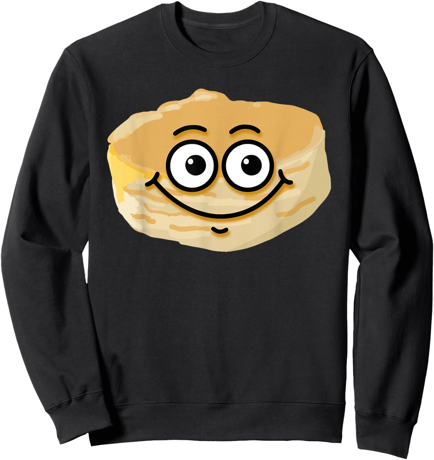 Buttermilk Biscuit Funny Cartoon Halloween Costume Sweatshirt - Sweatshirt | Black