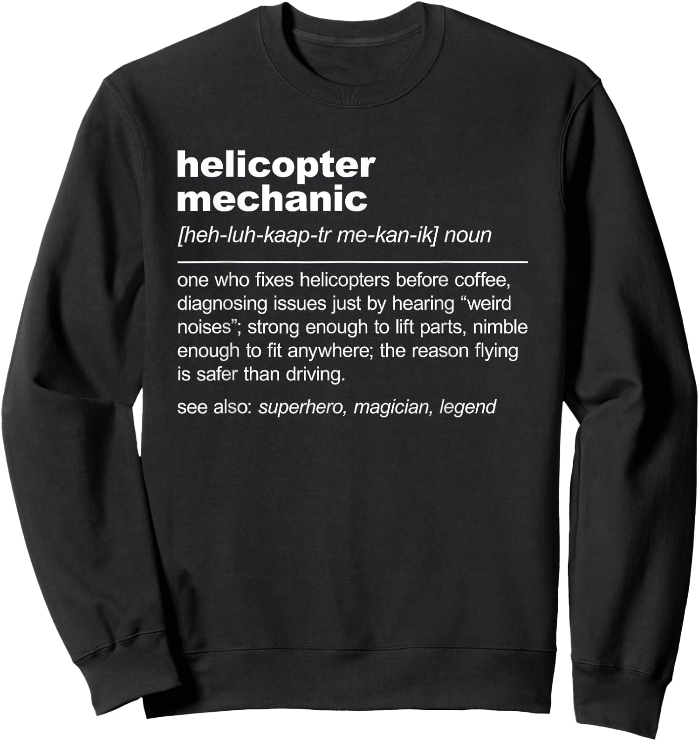 T-Shirt Sweatshirt - Sweatshirt | Black