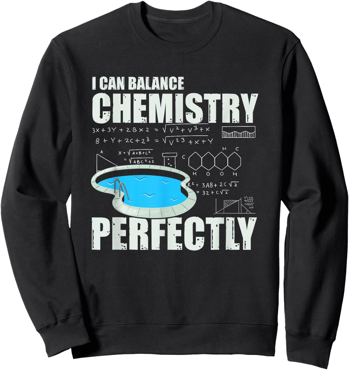 Pool Guy Design for Swimming Pool Boy and Pool Cleaner Sweatshirt - Sweatshirt | Black