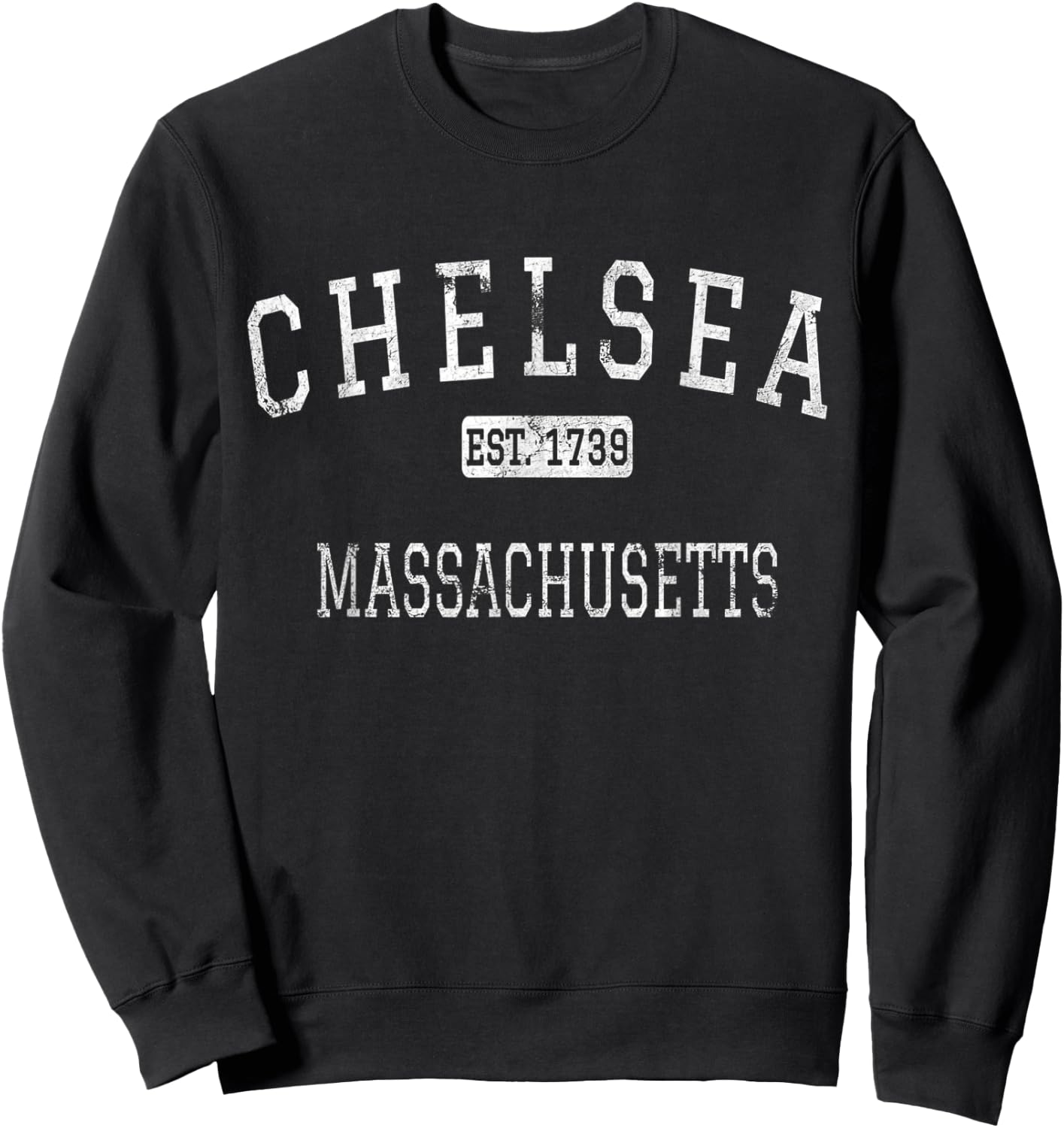 Chelsea Massachusetts MA Vintage Sweatshirt - Sweatshirt | Black