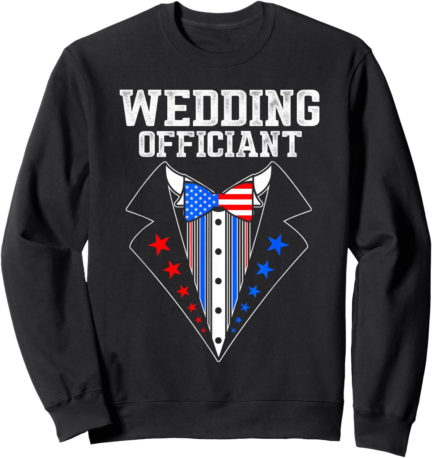Wedding Officiant Proposals Internet Ordained Minister Gift Sweatshirt - Sweatshirt | Black