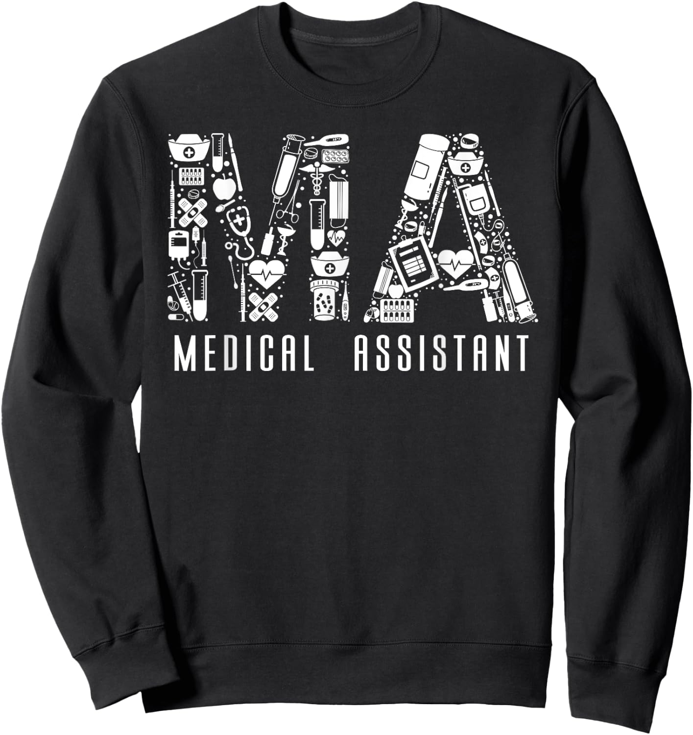 Certified Medical Assistant CMA Sweatshirt - Sweatshirt | Black