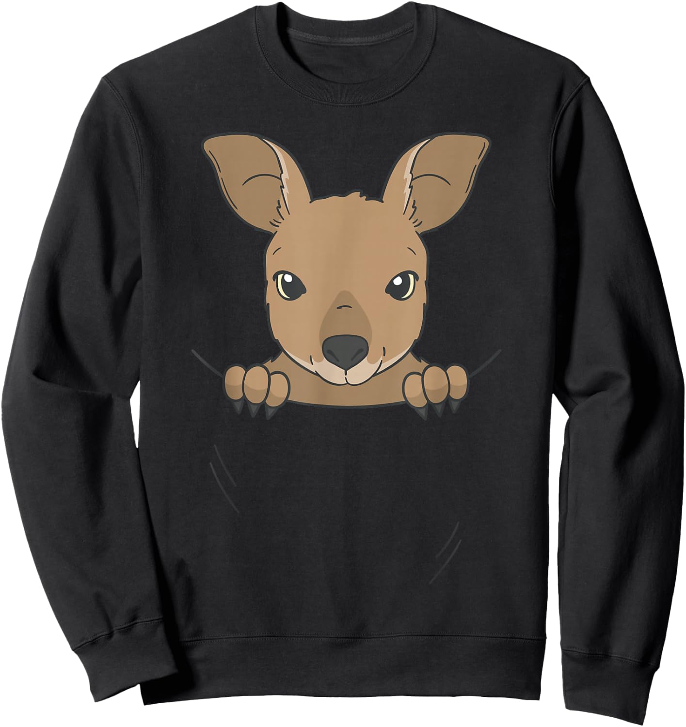 DIY Halloween Costume Kangaroo Kids Adults Australia Aussie Sweatshirt - Sweatshirt | Black