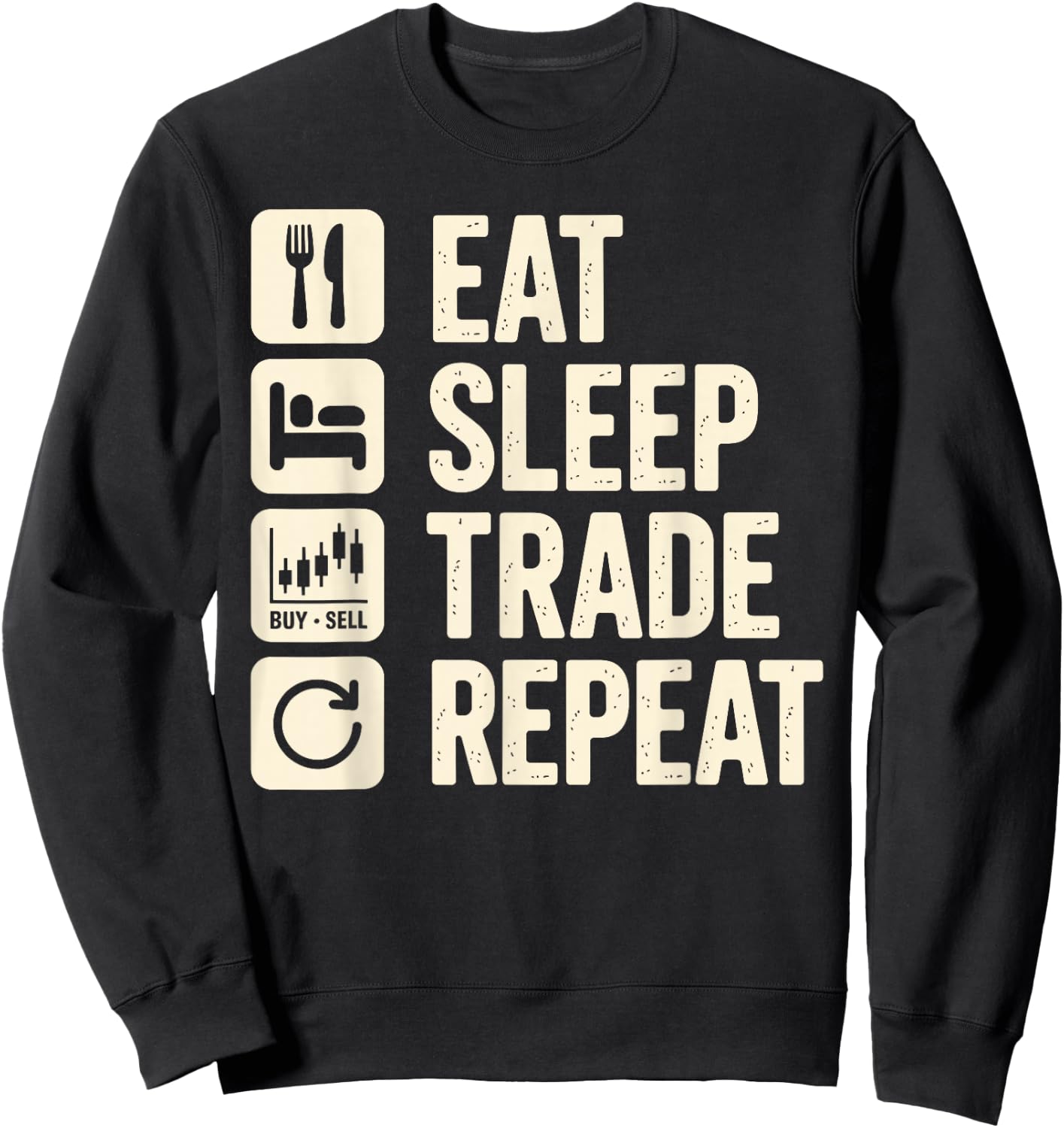 Best Stock Trading Art Women Day Trader Stock Market Sweatshirt - Sweatshirt | Black