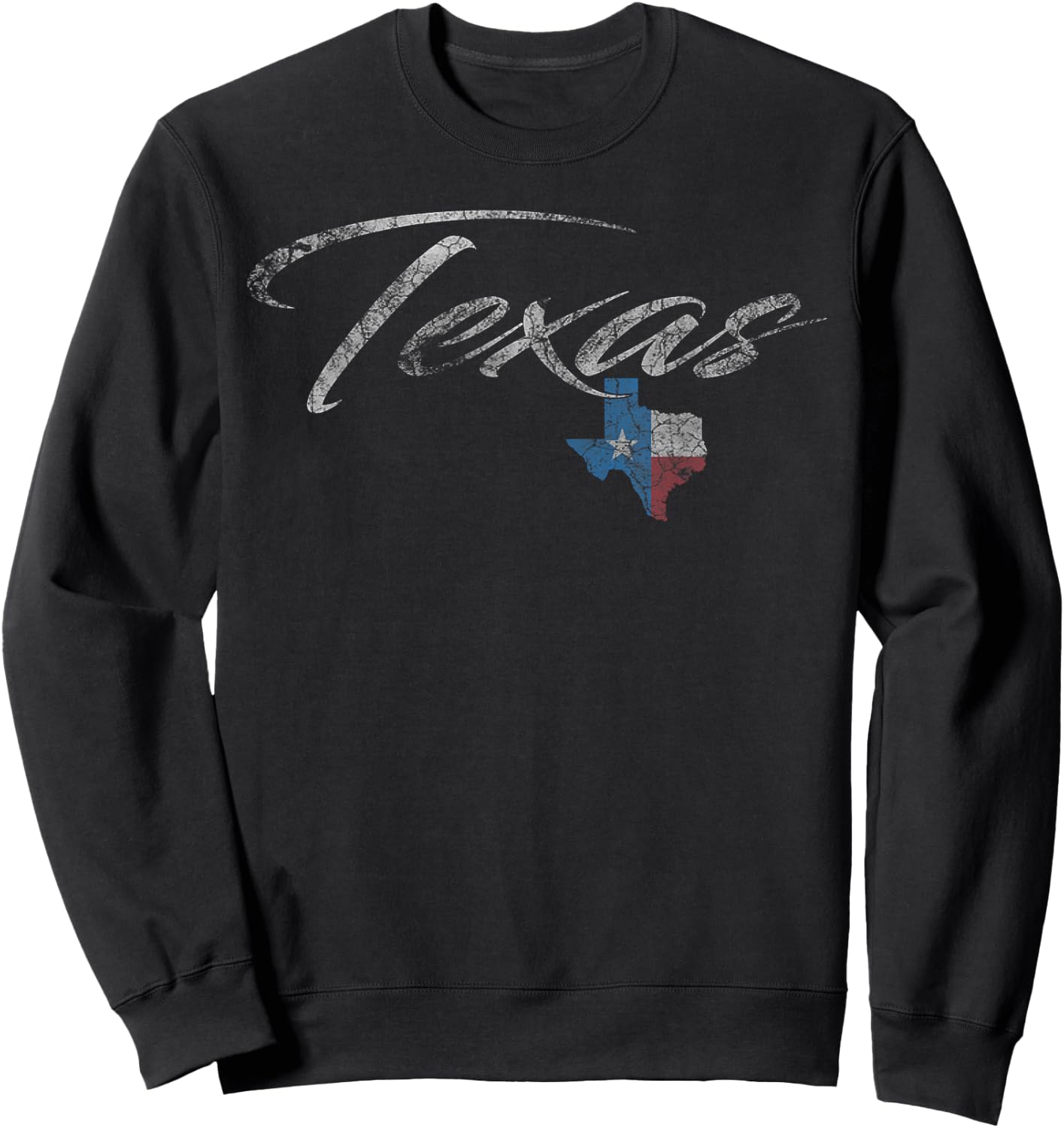 Texan Gifts Texas Shirt Texas Graphic . Men TX Sweatshirt - Sweatshirt | Black