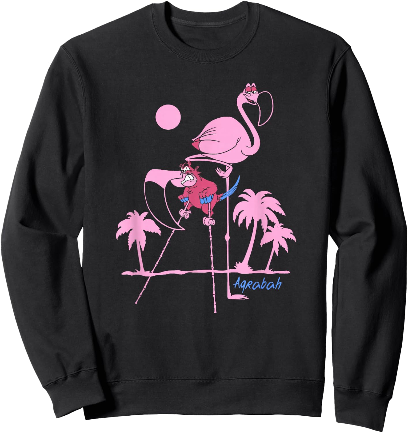 Disney Aladdin Iago Flamingo Costume V2 Sweatshirt - Sweatshirt | Black