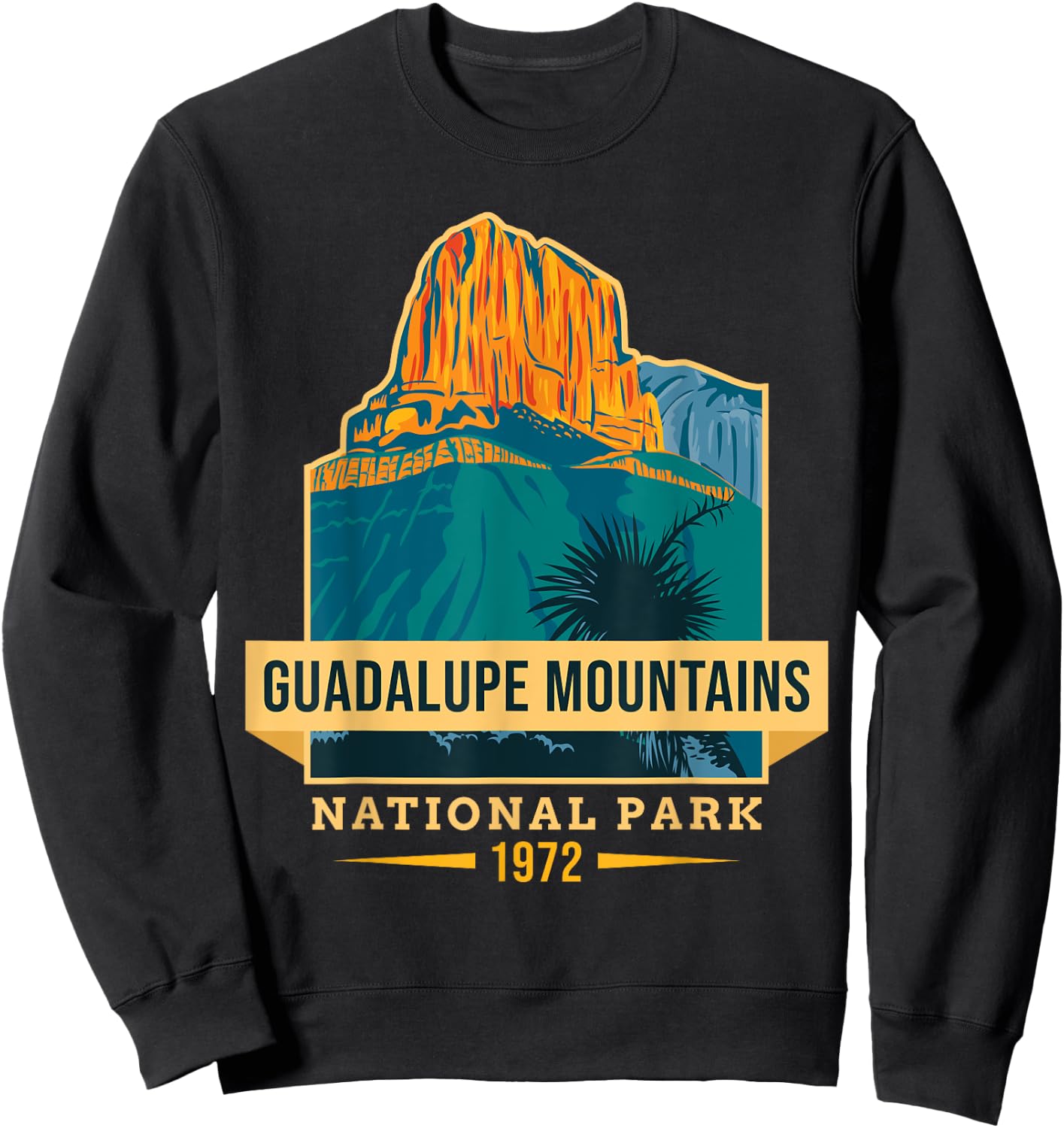 Guadalupe Mountains US National Park Texas Gift Sweatshirt - Sweatshirt | Black