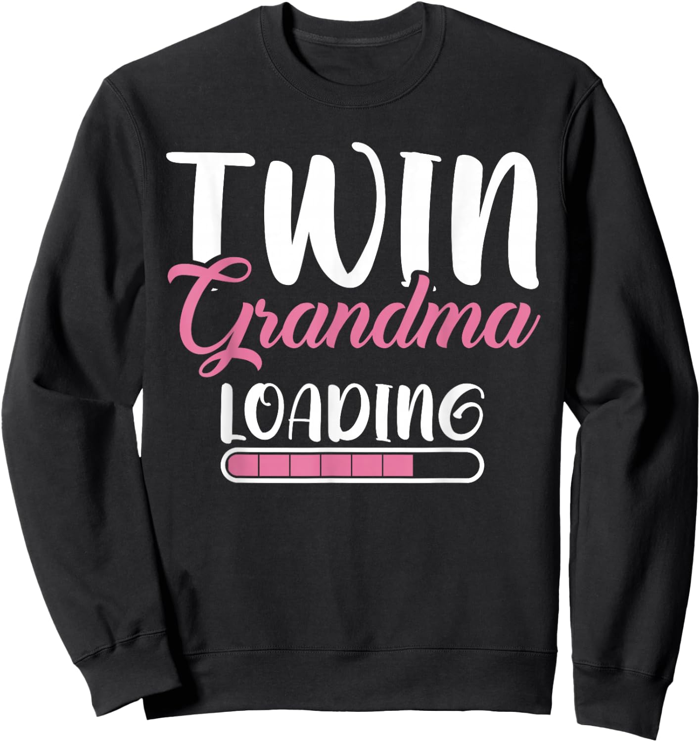 Twin Grandma is Loading Twin Grandma Sweatshirt - Sweatshirt | Black