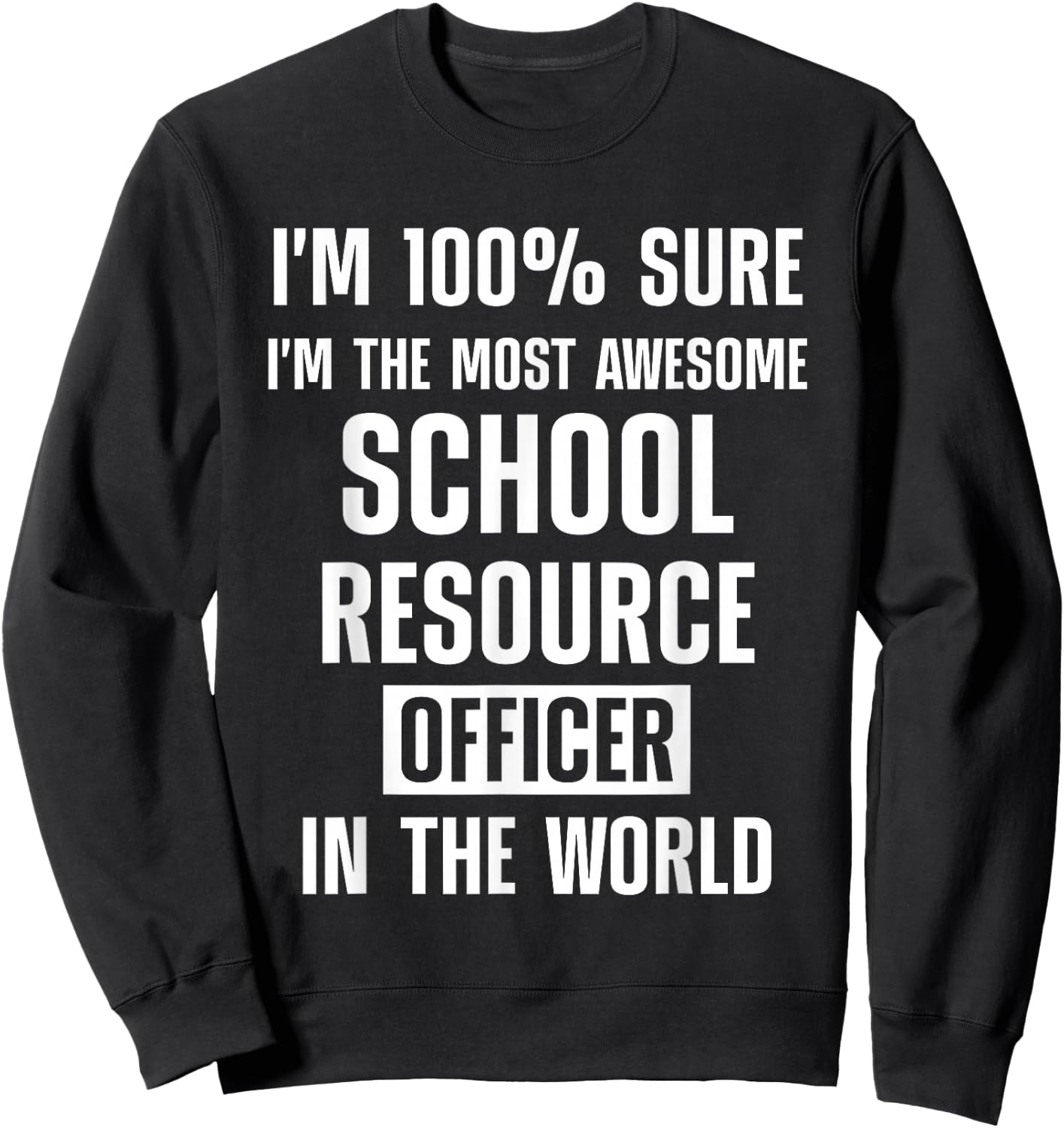 School Resource Officer SRO Sweatshirt - Sweatshirt | Black