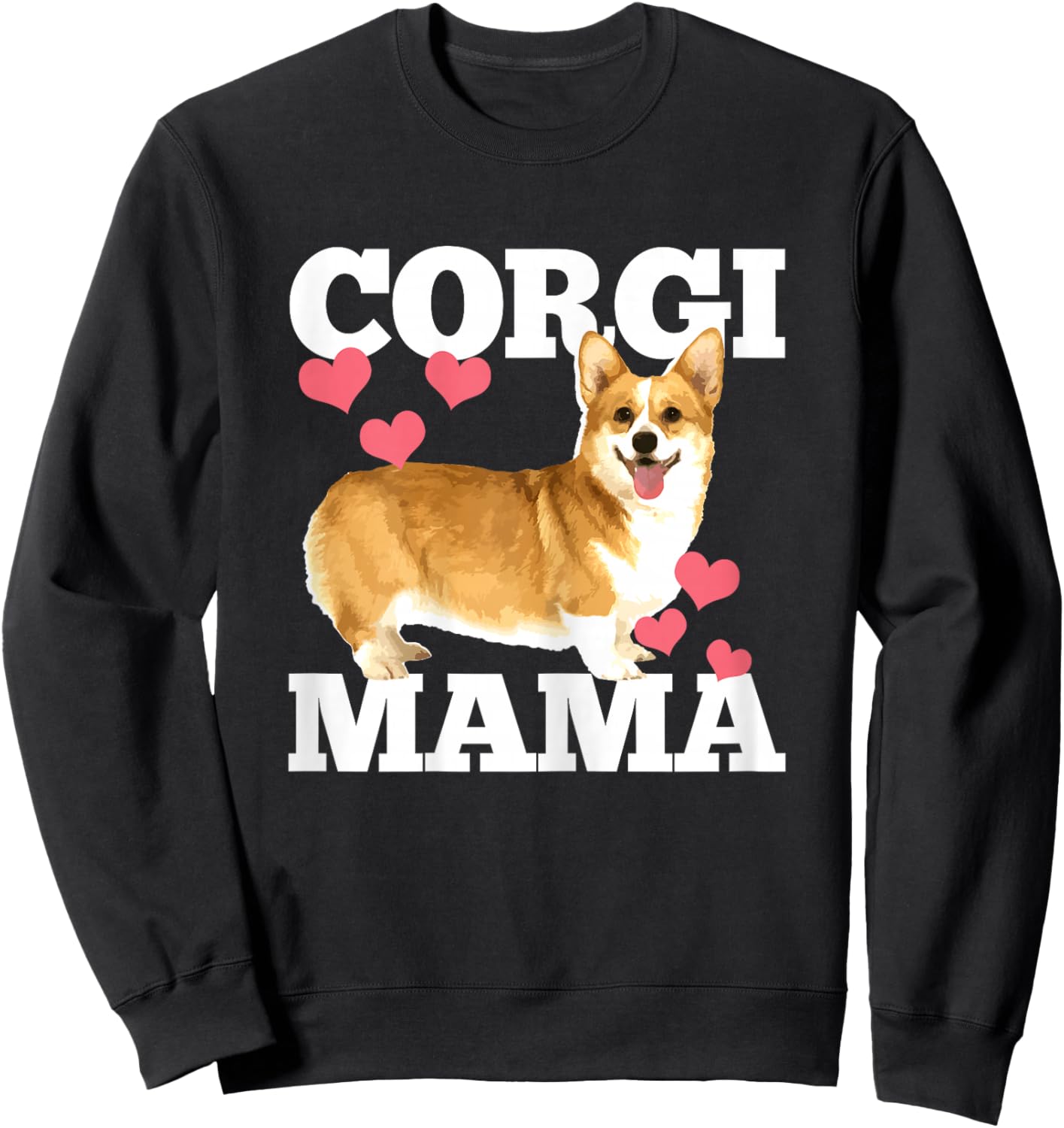 Corgi Mama Sweatshirt - Sweatshirt | Black