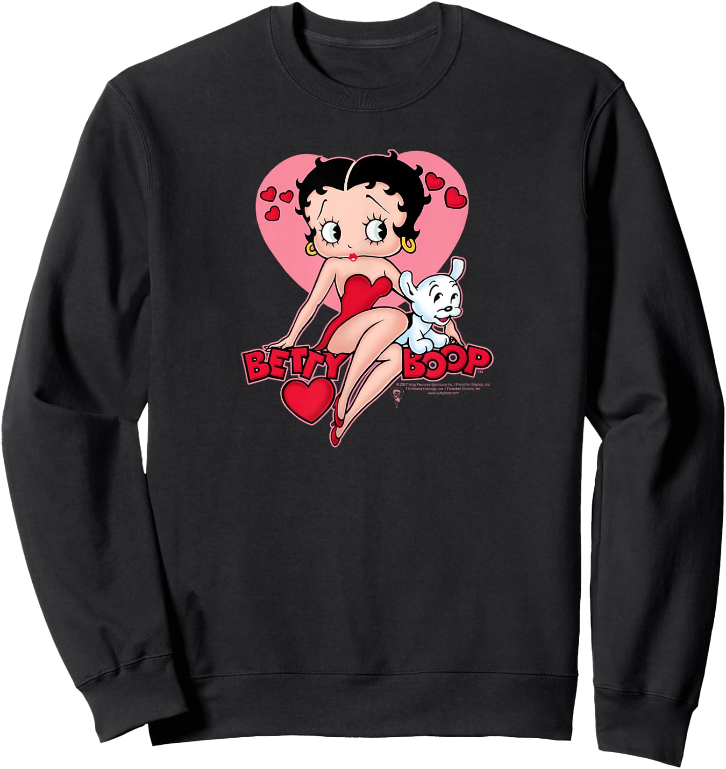 Betty Boop Sweetheart Sweatshirt - Sweatshirt | Black