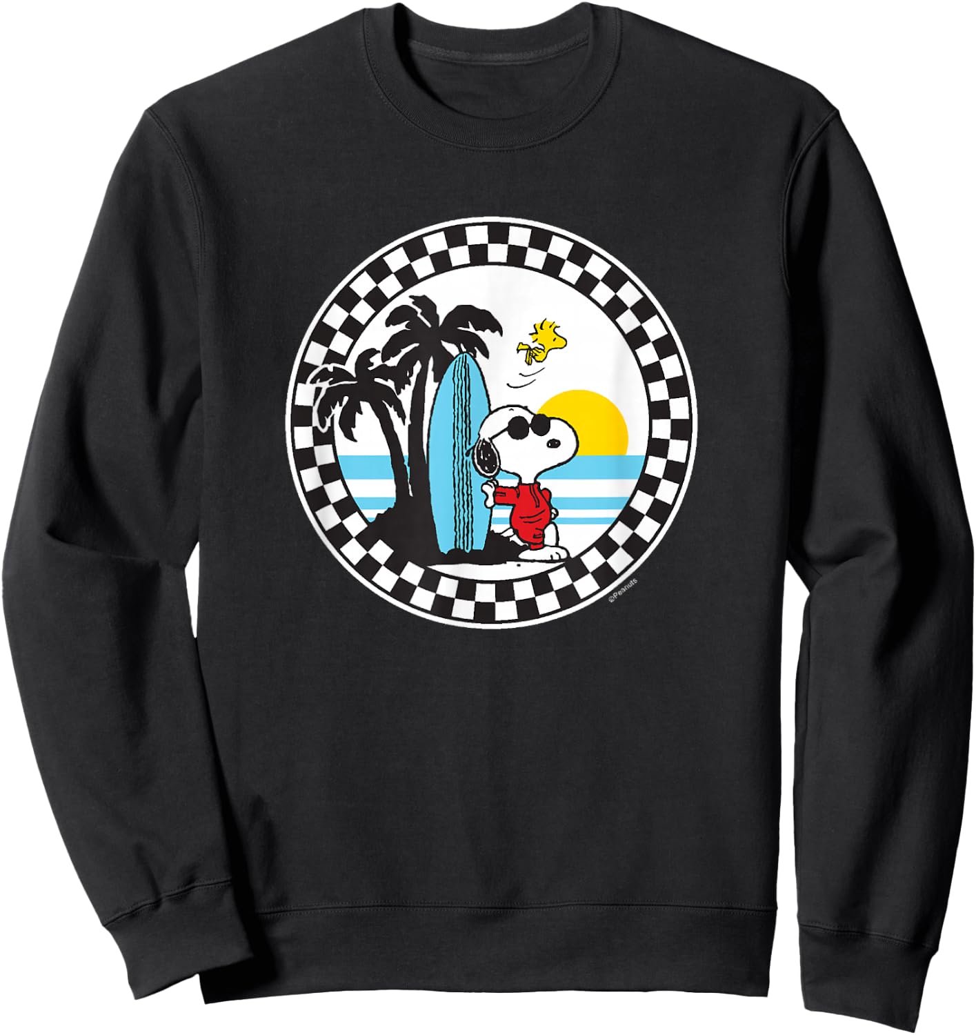Peanuts - Snoopy Surfs Up Sweatshirt - Sweatshirt | Black