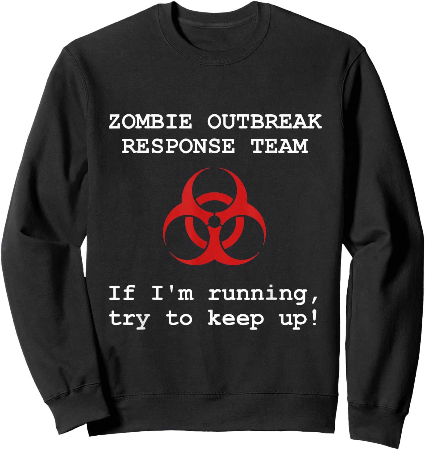 Zombie Response Team Funny Sweatshirt - Sweatshirt | Black