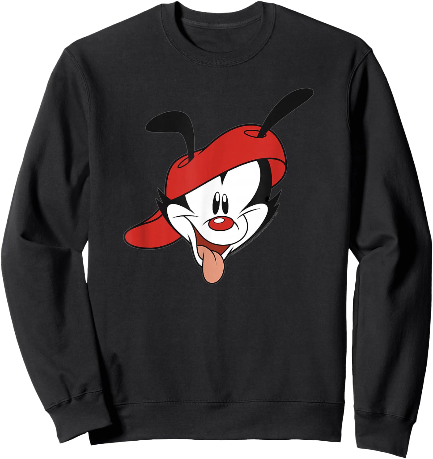 Animaniacs Wakko Big Face Sweatshirt - Sweatshirt | Black