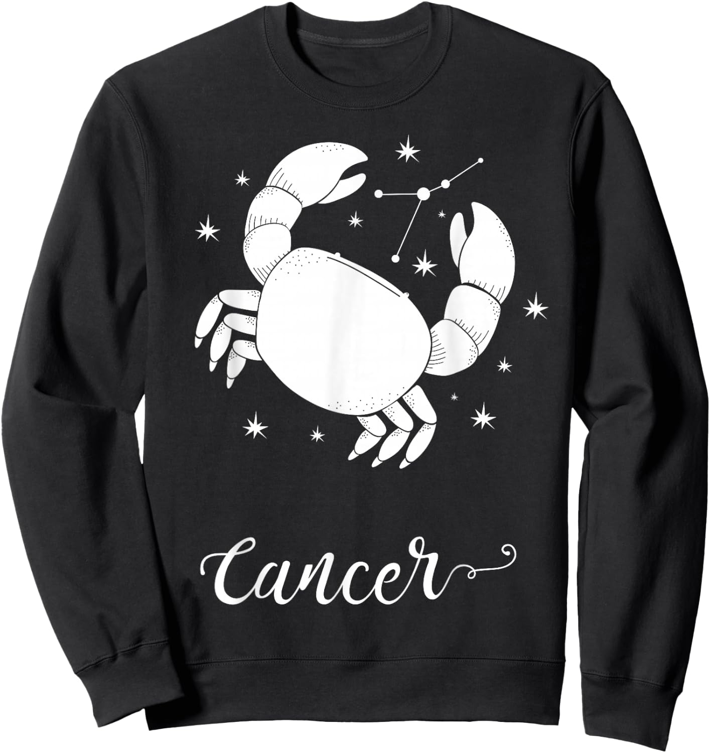 Cancer Zodiac Sign Zodiac Sign Sweatshirt - Sweatshirt | Black