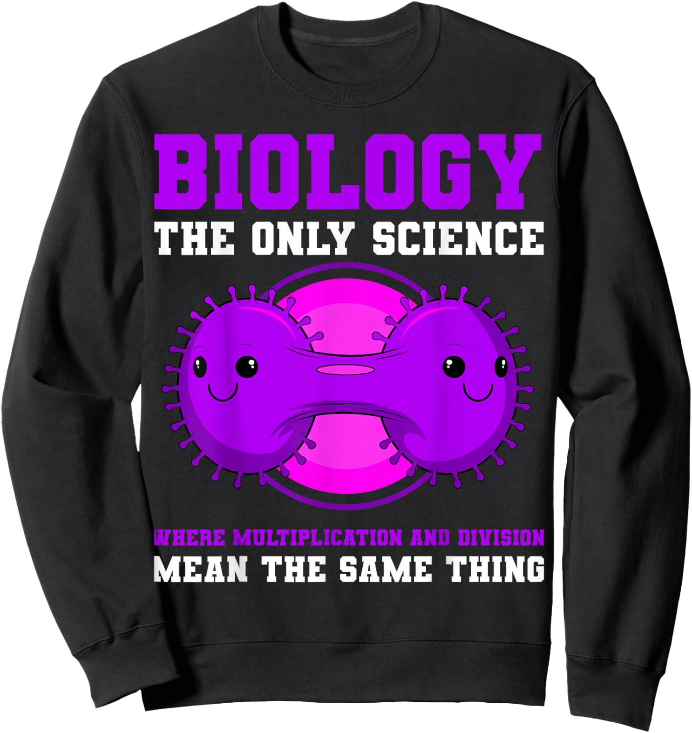 Molecular Biology DNA Biologist Genetic Scientist Sweatshirt - Sweatshirt | Black
