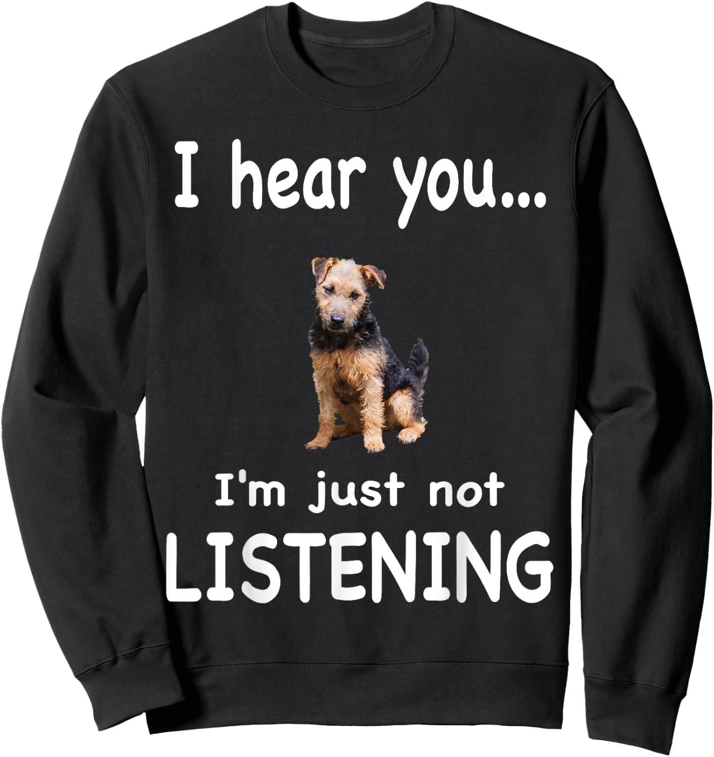 Lakeland Terrier Dog - Lakeland Terrier Women Sweatshirt - Sweatshirt | Black