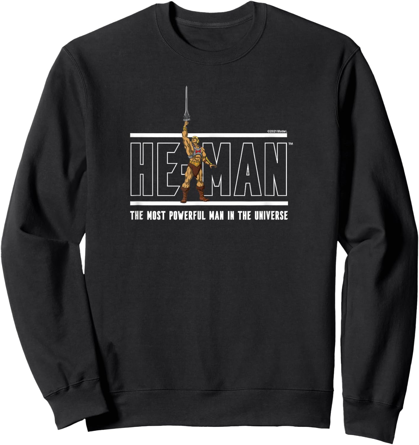 Masters of The Universe - Most Powerful Man in The Universe Sweatshirt - Sweatshirt | Black