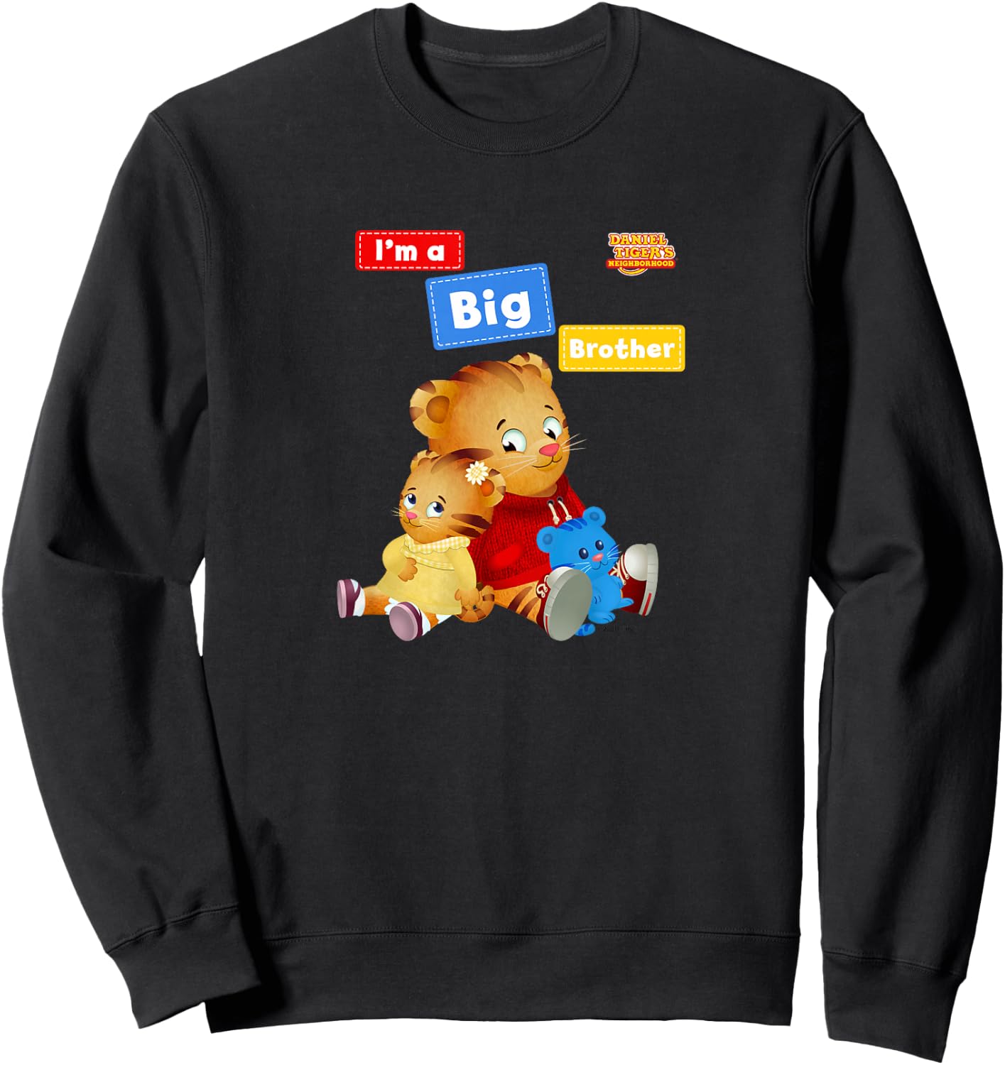Kids Daniel Tiger's Neighborhood: Big Brother! Sweatshirt - Sweatshirt | Black