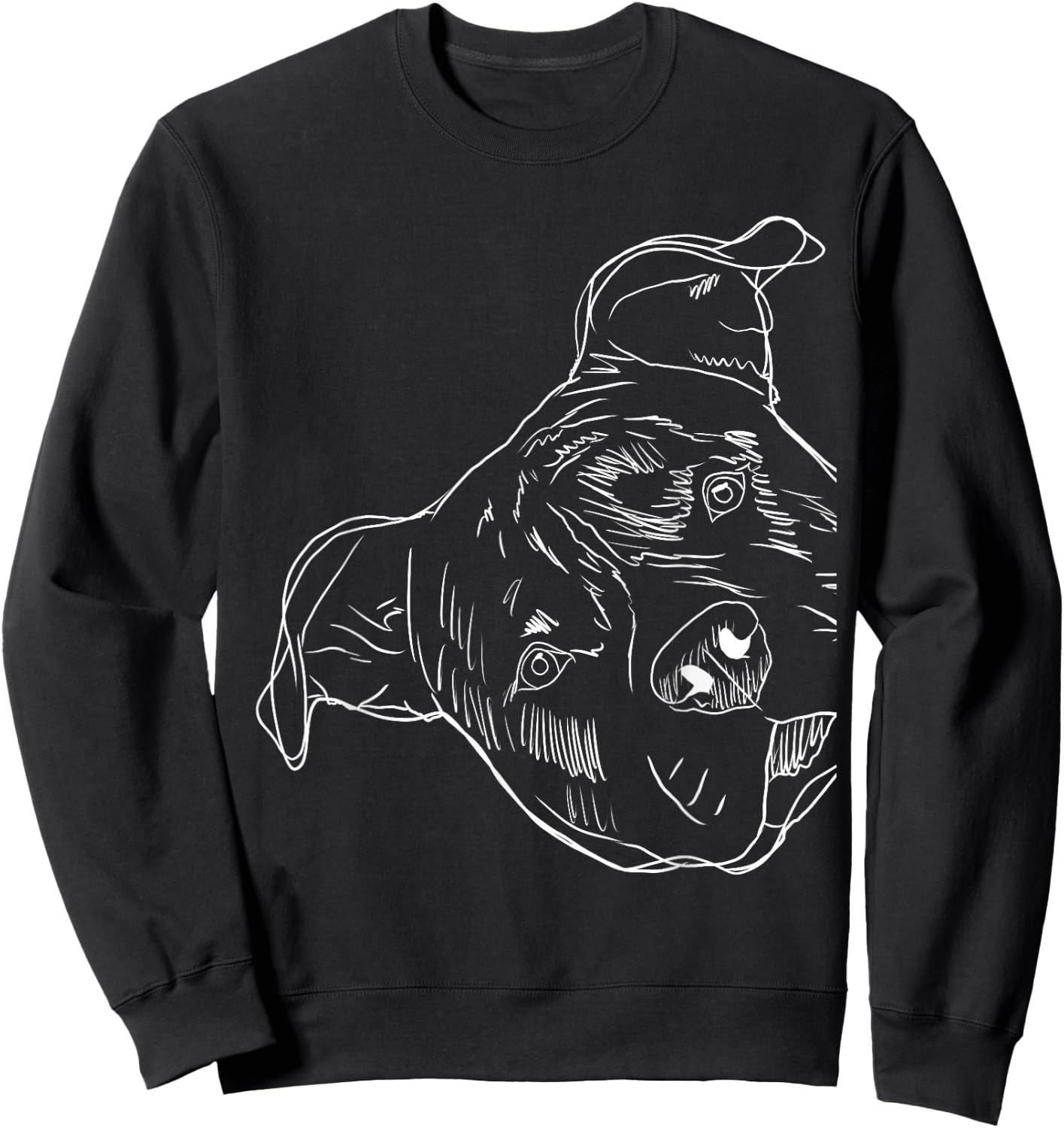 Funny Dog American Staffordshire Terrier Sweatshirt - Sweatshirt | Black