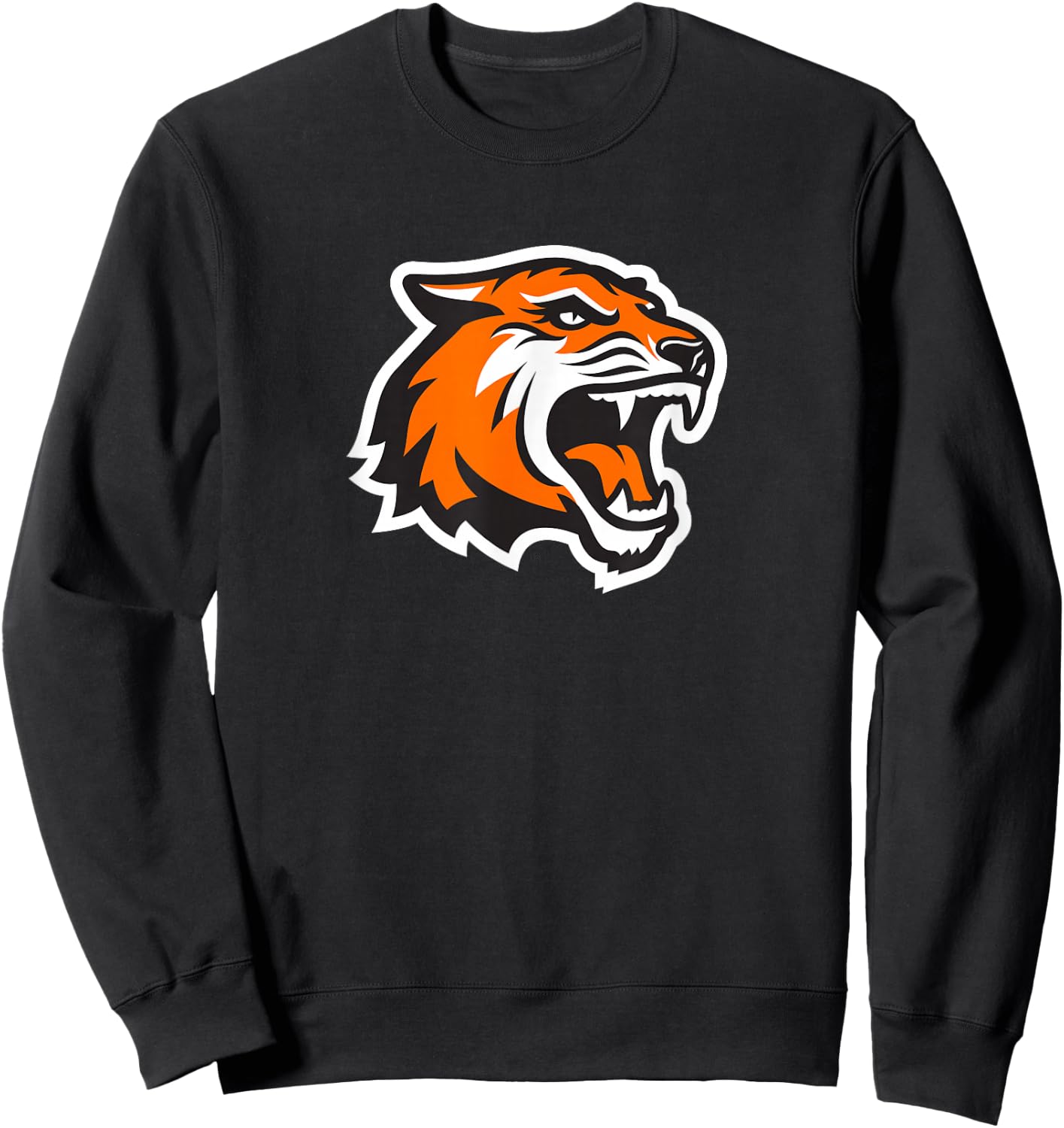 Rochester Institute of Technology RIT Tiger Roar Logo Sweatshirt - Sweatshirt | Black