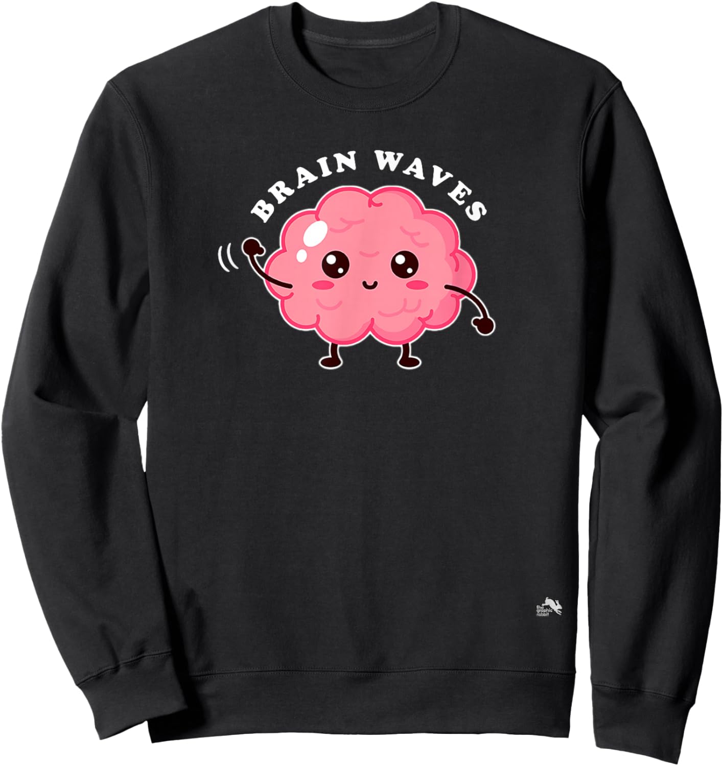 Brain Waves - Neurology Surgical Technologist - Scrub Tech Sweatshirt - Sweatshirt | Black