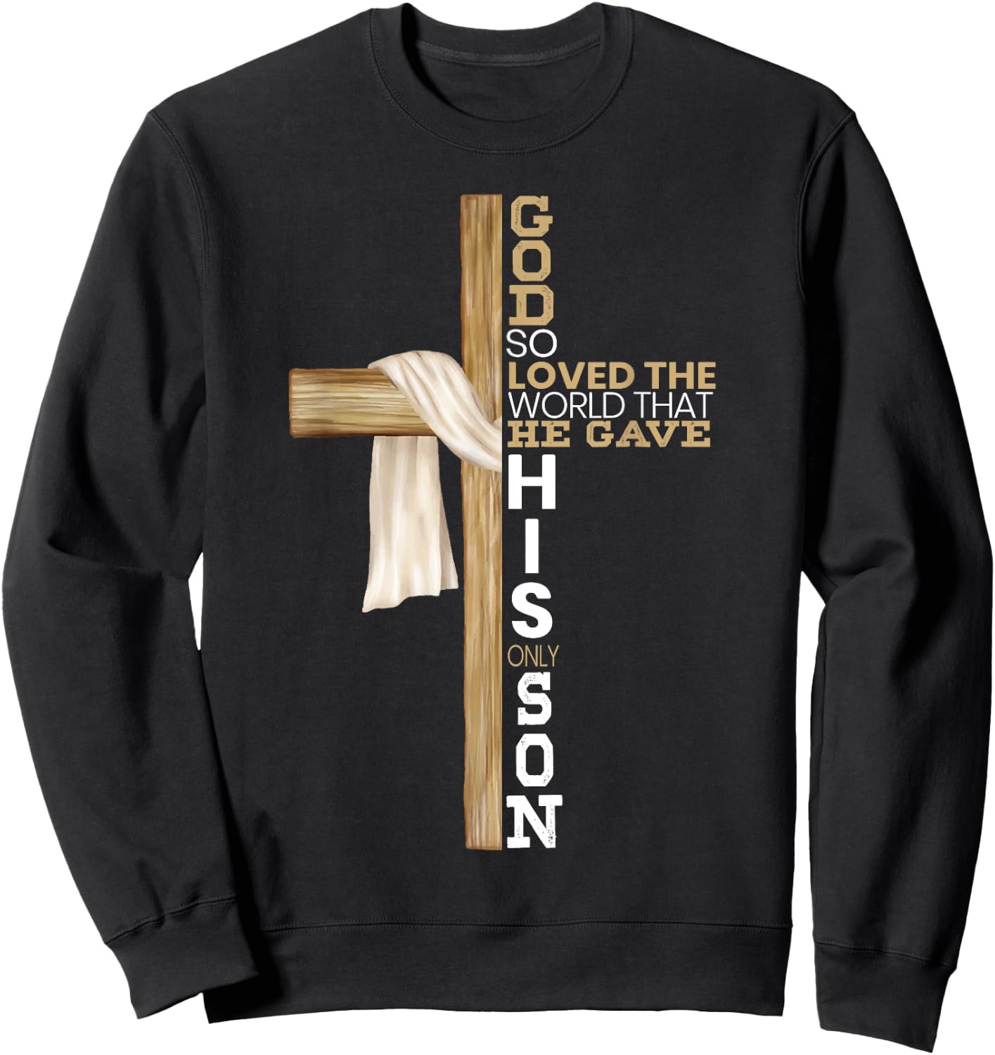 Christian Believer Religious Pastor Bible Scripture Sweatshirt - Sweatshirt | Black