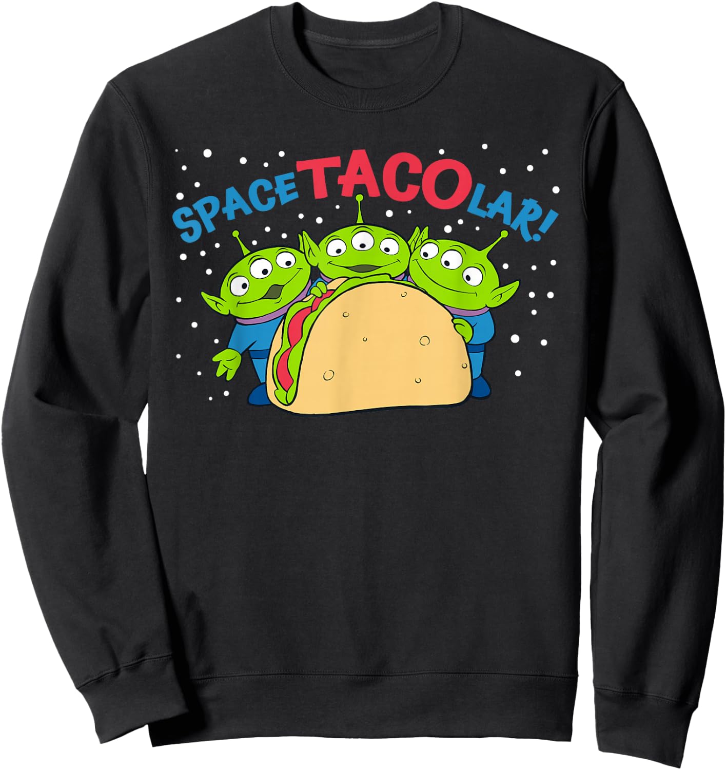 Disney Pixar Toy Story Aliens Spectacular Taco Sweatshirt - Sweatshirt | Black
