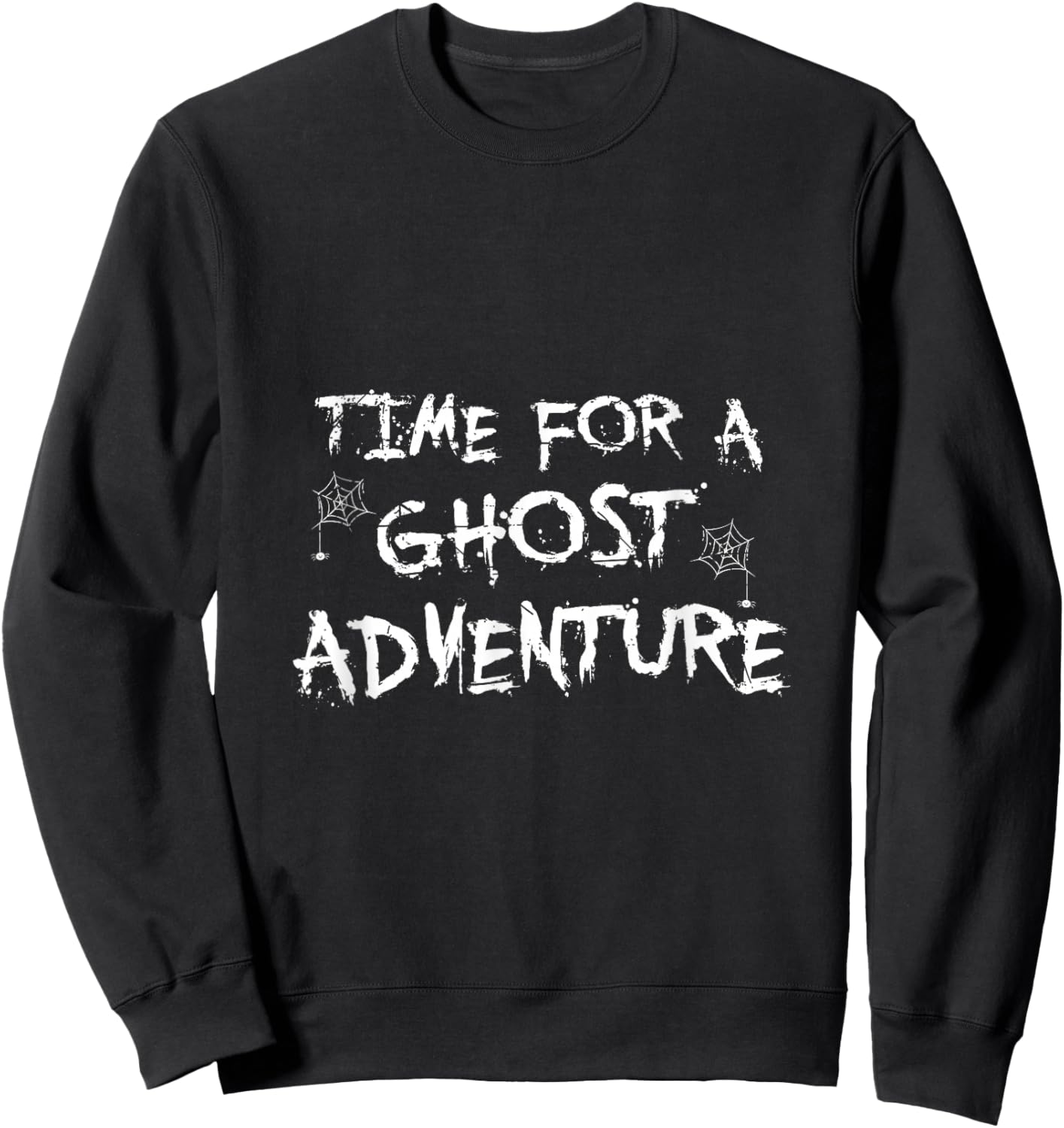 Time for A Ghost Adventure Ghost Sweatshirt - Sweatshirt | Black