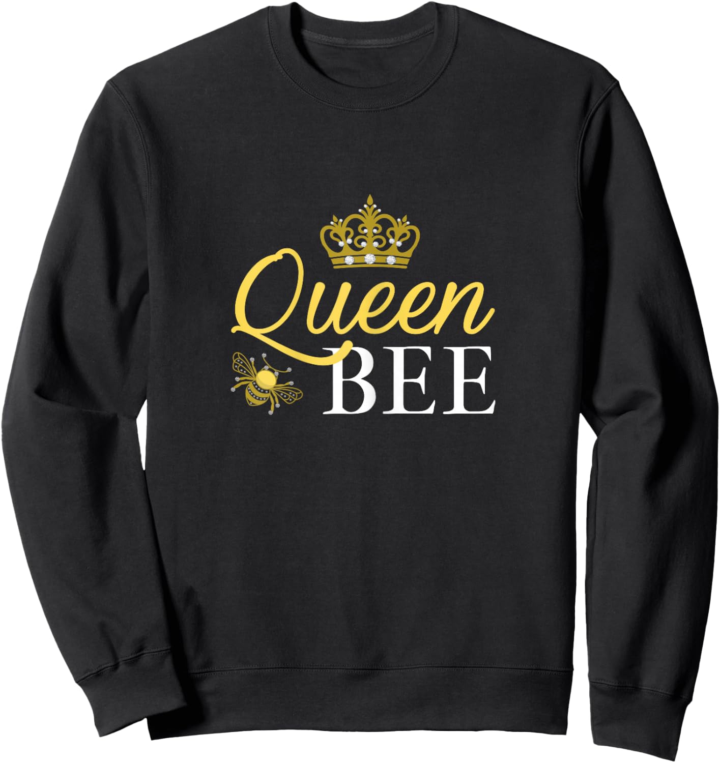 Queen Bee Graphic Beekeeper Hive Beekeping Honey Bee Lover Sweatshirt - Sweatshirt | Black