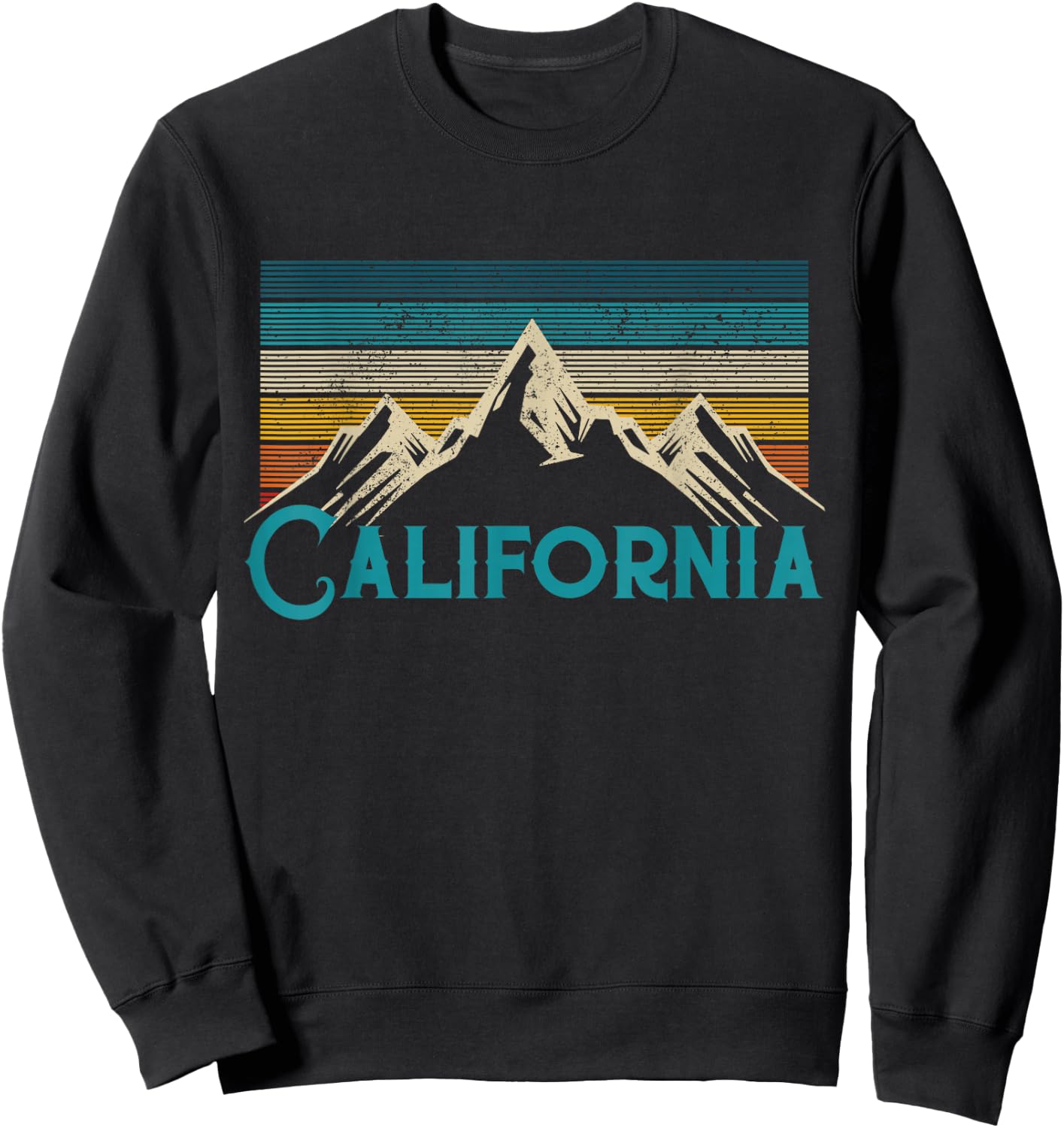 Vintage California Souvenir Sweatshirt - Sweatshirt | Black