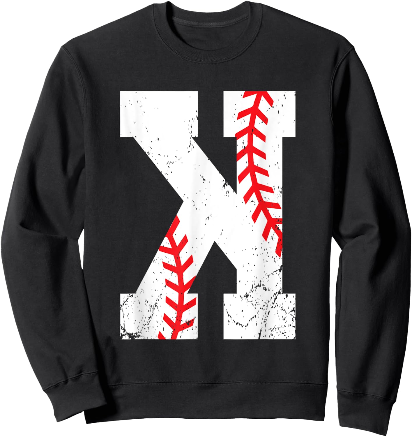 Baseball Softball Shirt Strikeout Pitcher K Coach Sports Sweatshirt - Sweatshirt | Black