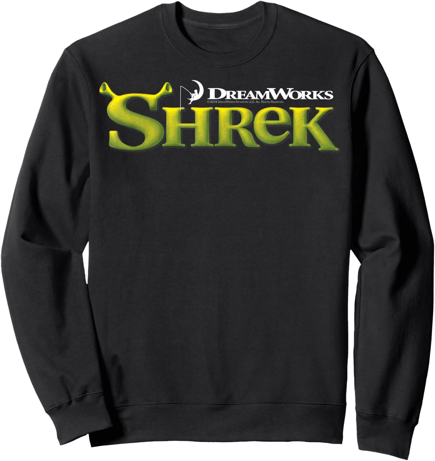 Shrek Classic Movie Logo Sweatshirt - Sweatshirt | Black