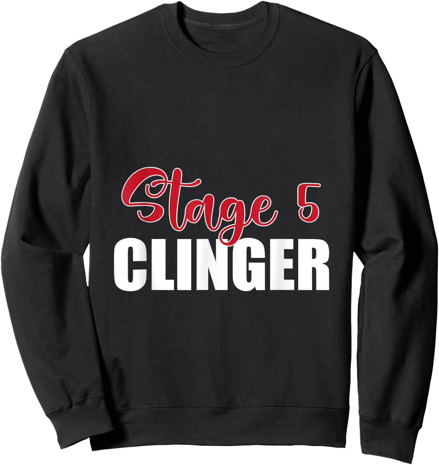 Stage 5 Clinger Wedding Crashers Png Sweatshirt - Sweatshirt | Black