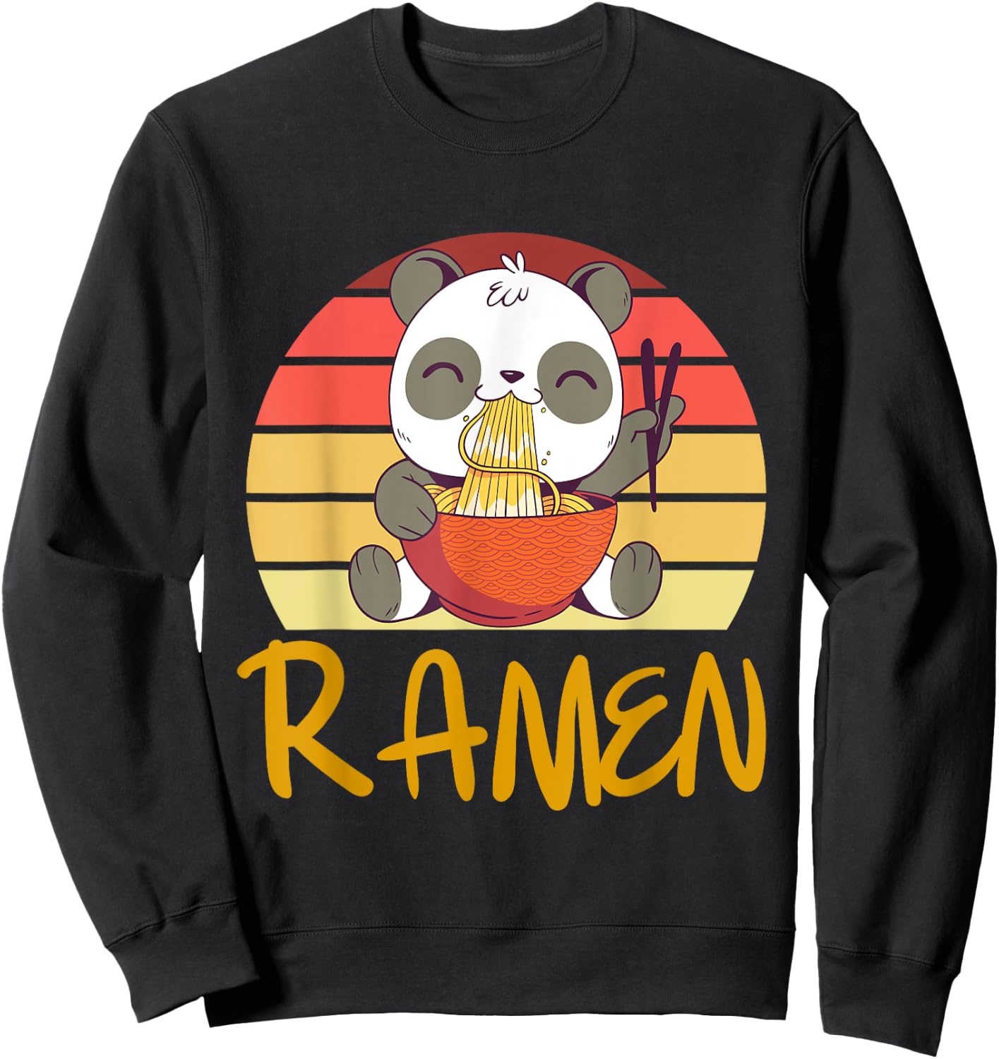 Maruchan Ramen Noodles Large Ramen Noodles Chicken Ramen Sweatshirt - Sweatshirt | Black