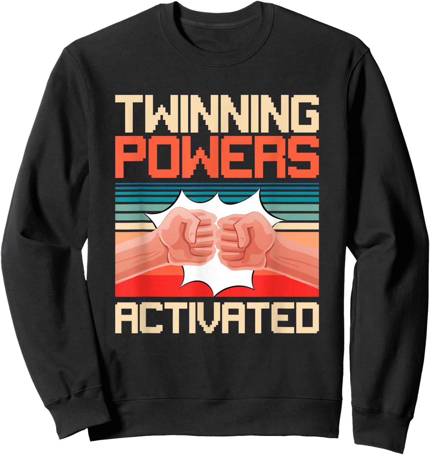 Funny Best Friend Twin BFF Twins Day Twinning With My Bestie Sweatshirt - Sweatshirt | Black