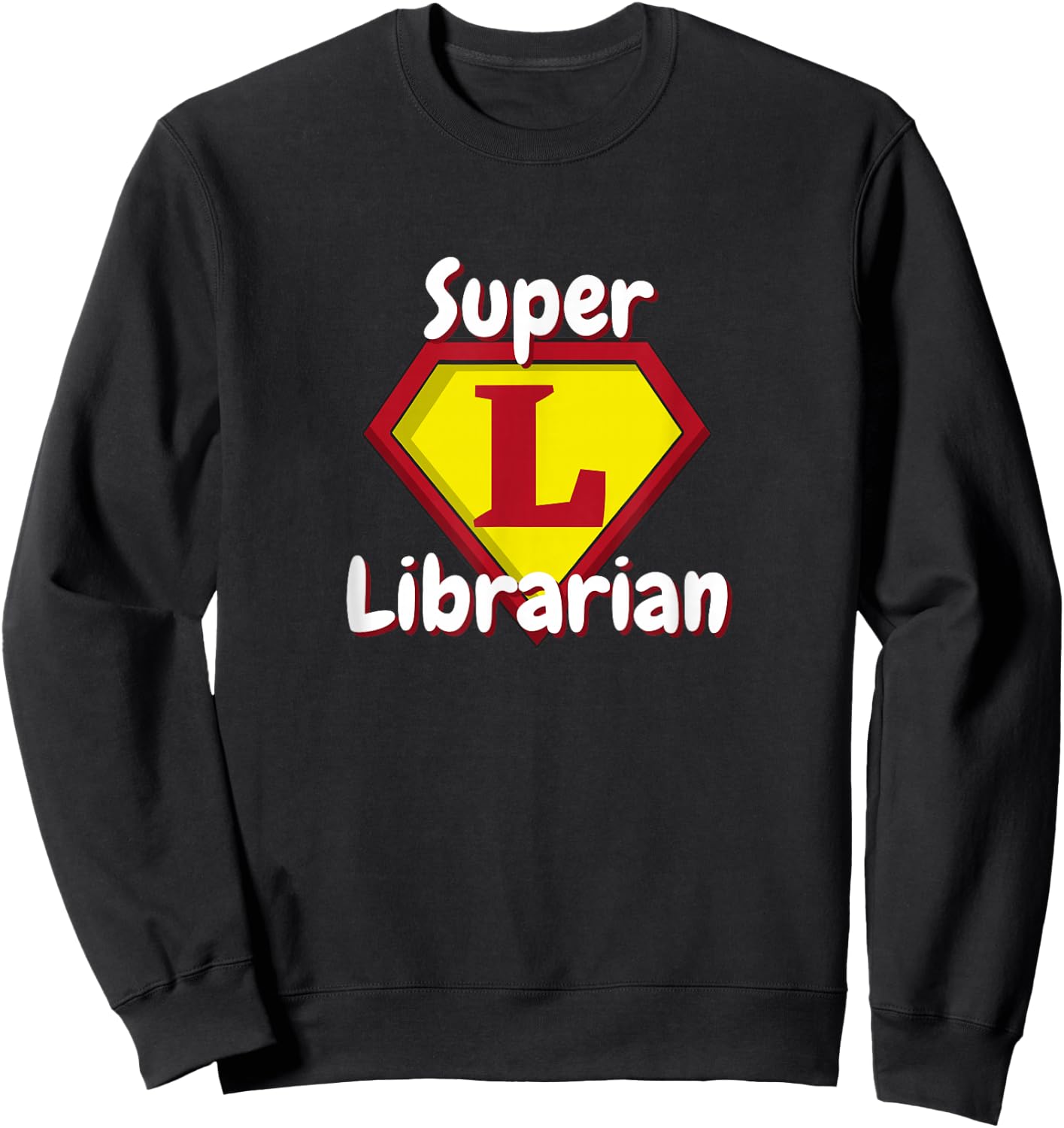 Super Librarian | Sweet Library Sweatshirt - Sweatshirt | Black