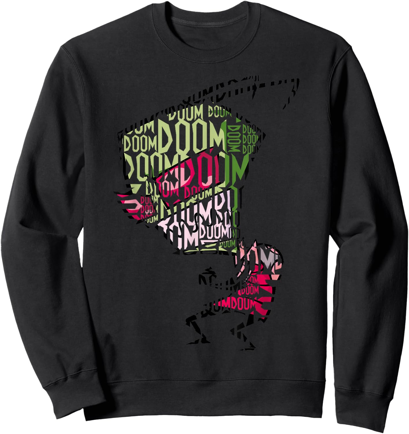 Invader Zim Doom Text Fill Sweatshirt - Sweatshirt | Black