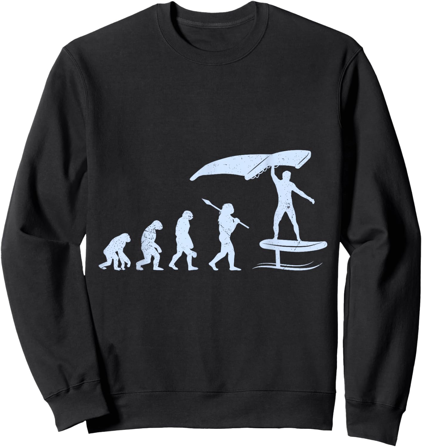 Wing Foil Evolution Wing Surf Sweatshirt - Sweatshirt | Black