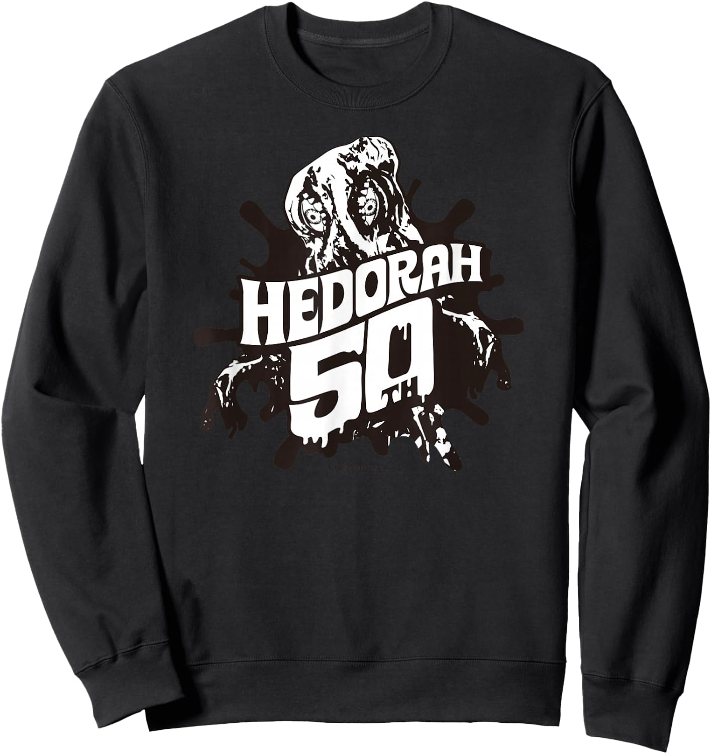 Godzilla Hedorah 50th Anniversary Black Line Art Sweatshirt - Sweatshirt | Black