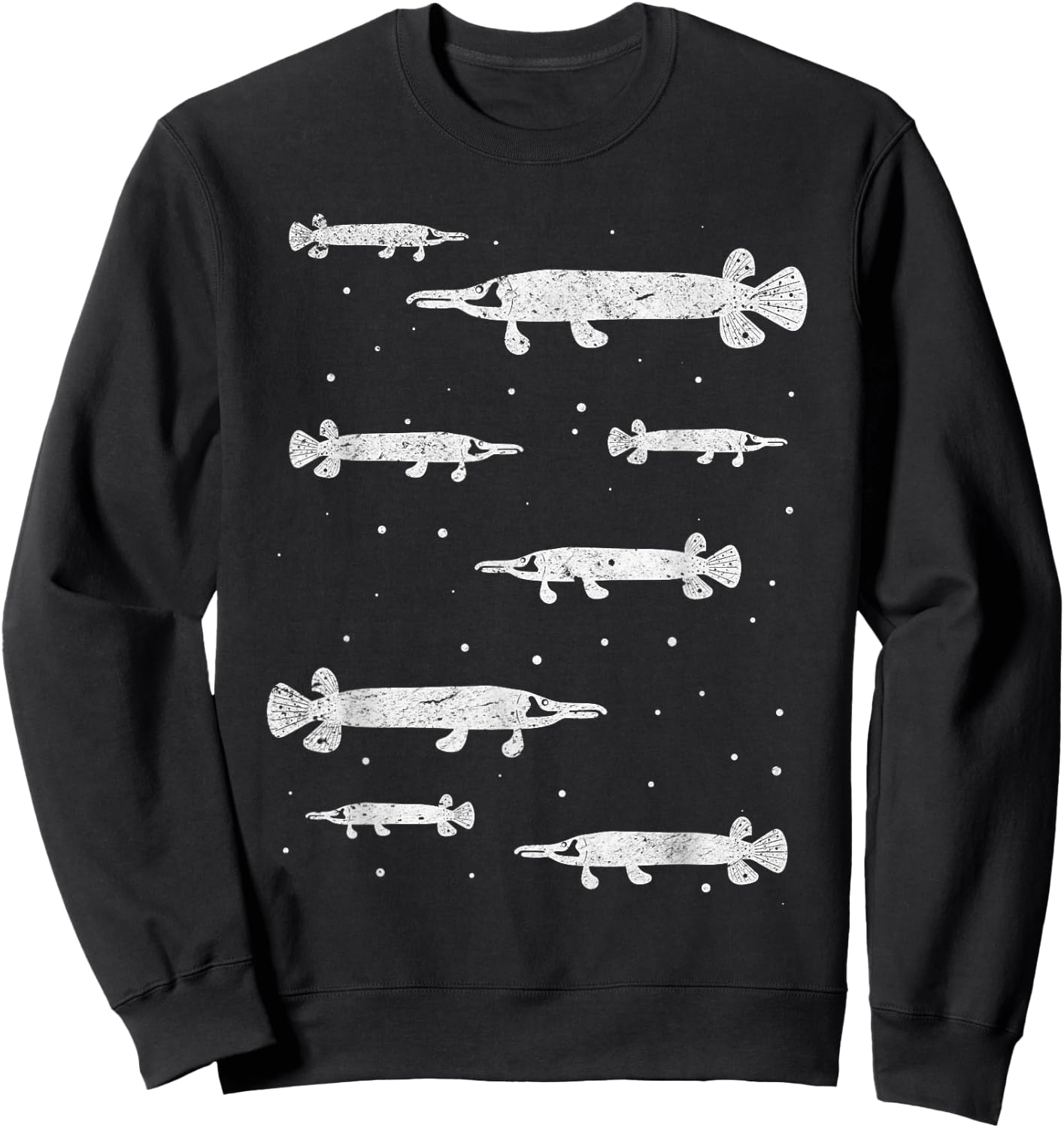 Gar Fishes Gar Fish Gar Fishing Lover Garfishing Garfish Sweatshirt - Sweatshirt | Black