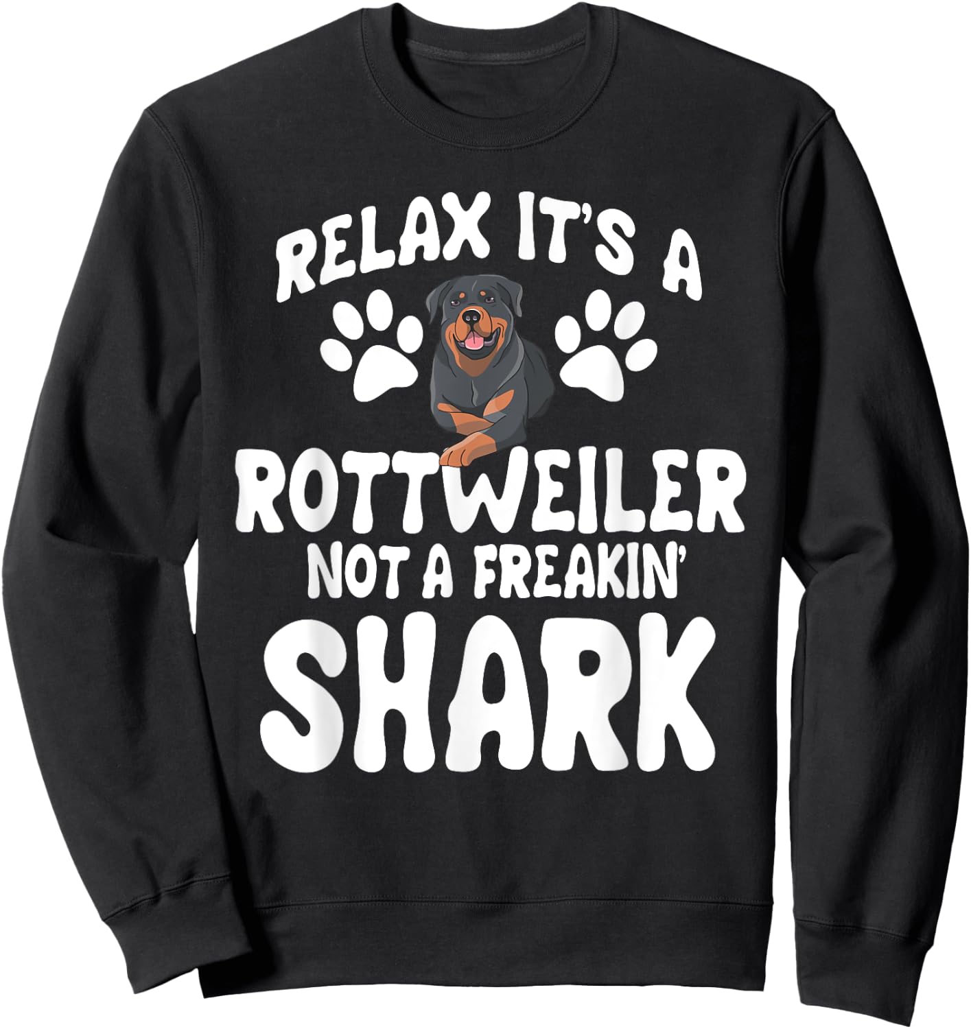 Rottweiler Breeders Dog Owner Fur Parent Pet Lover Women Sweatshirt - Sweatshirt | Black