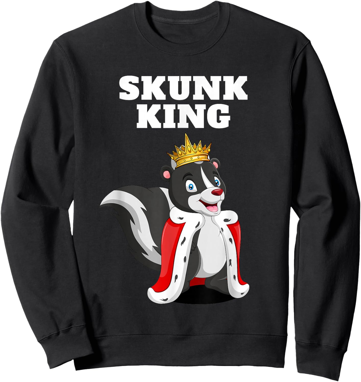 Skunk King | Boys Skunk Gear | Skunk Sweatshirt - Sweatshirt | Black