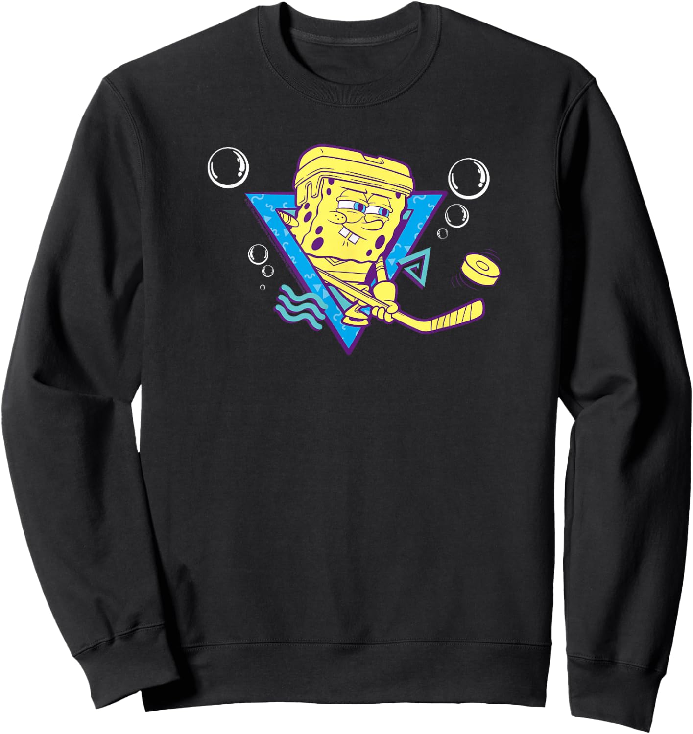 SpongeBob SquarePants Hockey Pants Sweatshirt - Sweatshirt | Black